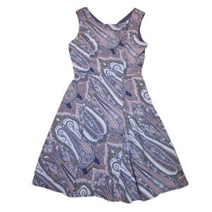 NWOT Paisley A-Line Dress in Brown from Modcloth